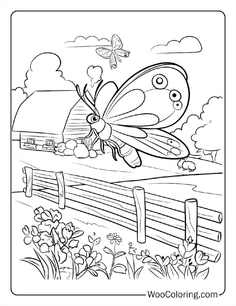 100  Butterfly coloring pages  Free PDF To Print  - 26