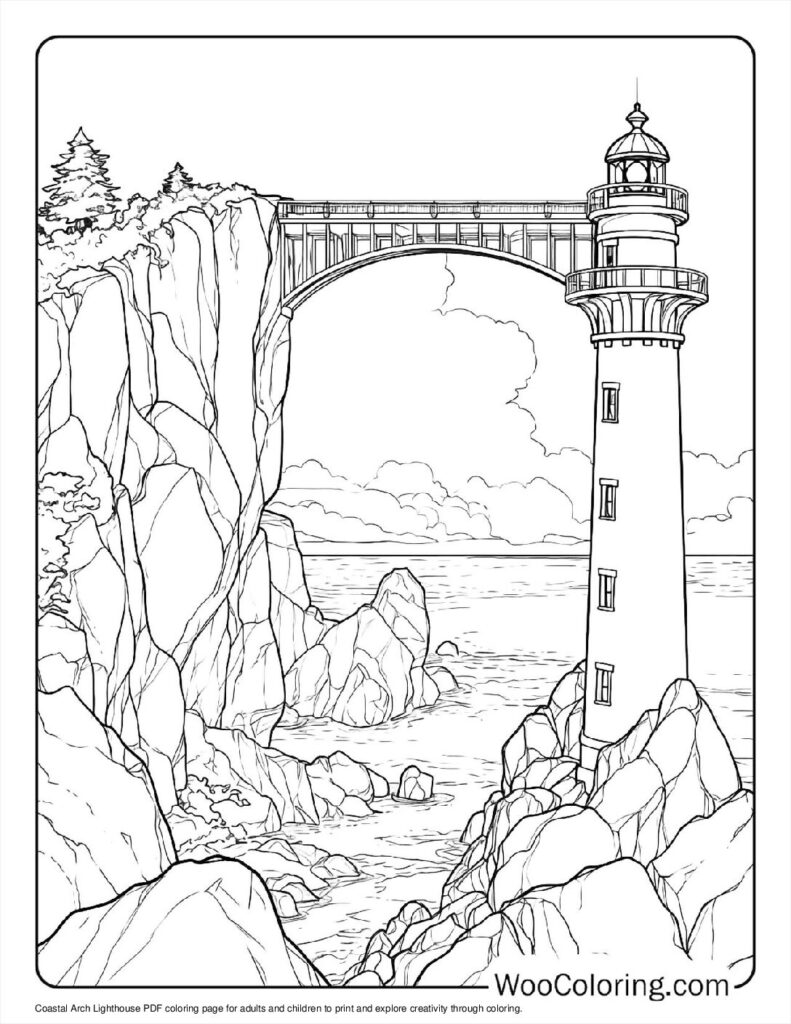 100 Lighthouse coloring pages Free PDF To Print - 46