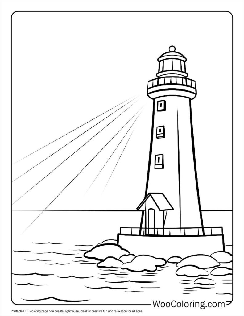 100 Lighthouse coloring pages Free PDF To Print - 50