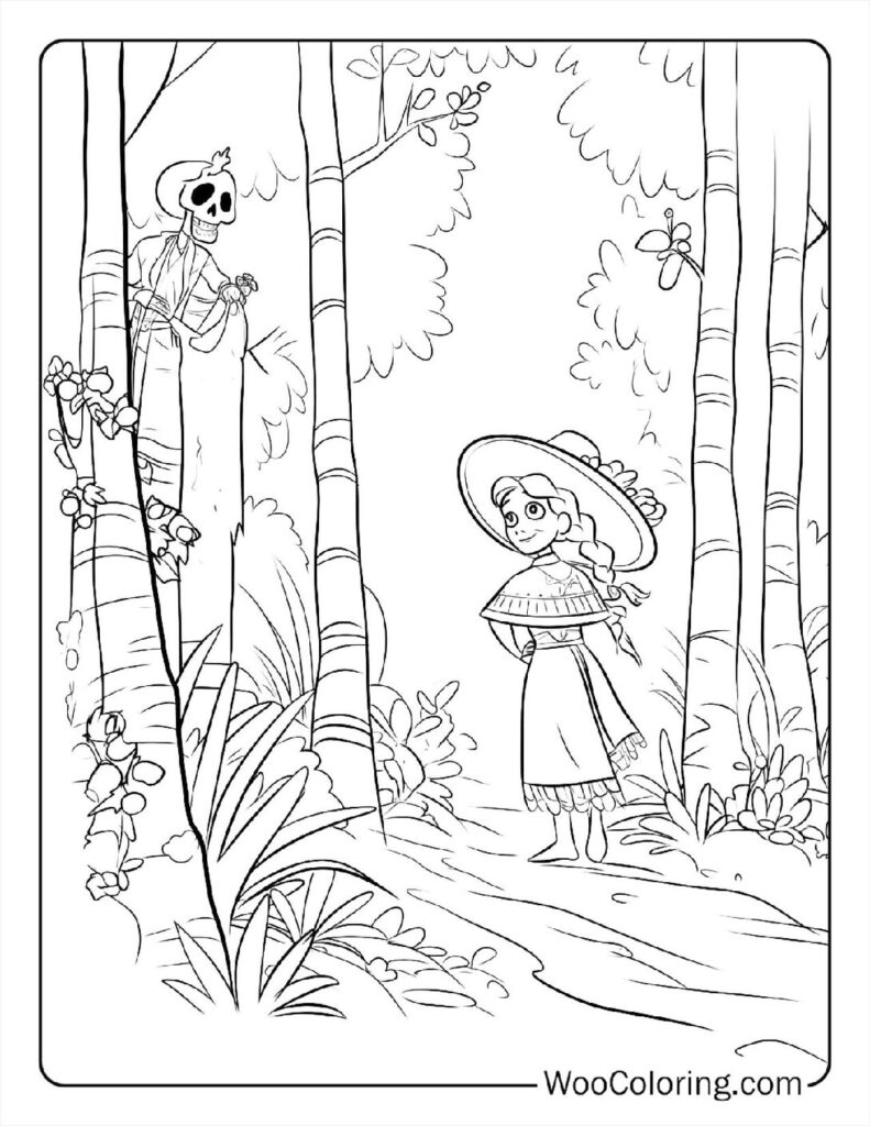 Coco's Family Quest Coloring Sheet