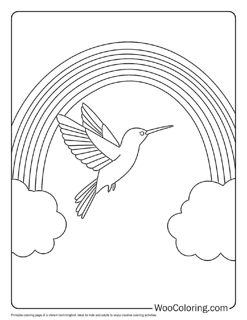 100 Hummingbird coloring pages Free PDF To Print - 97