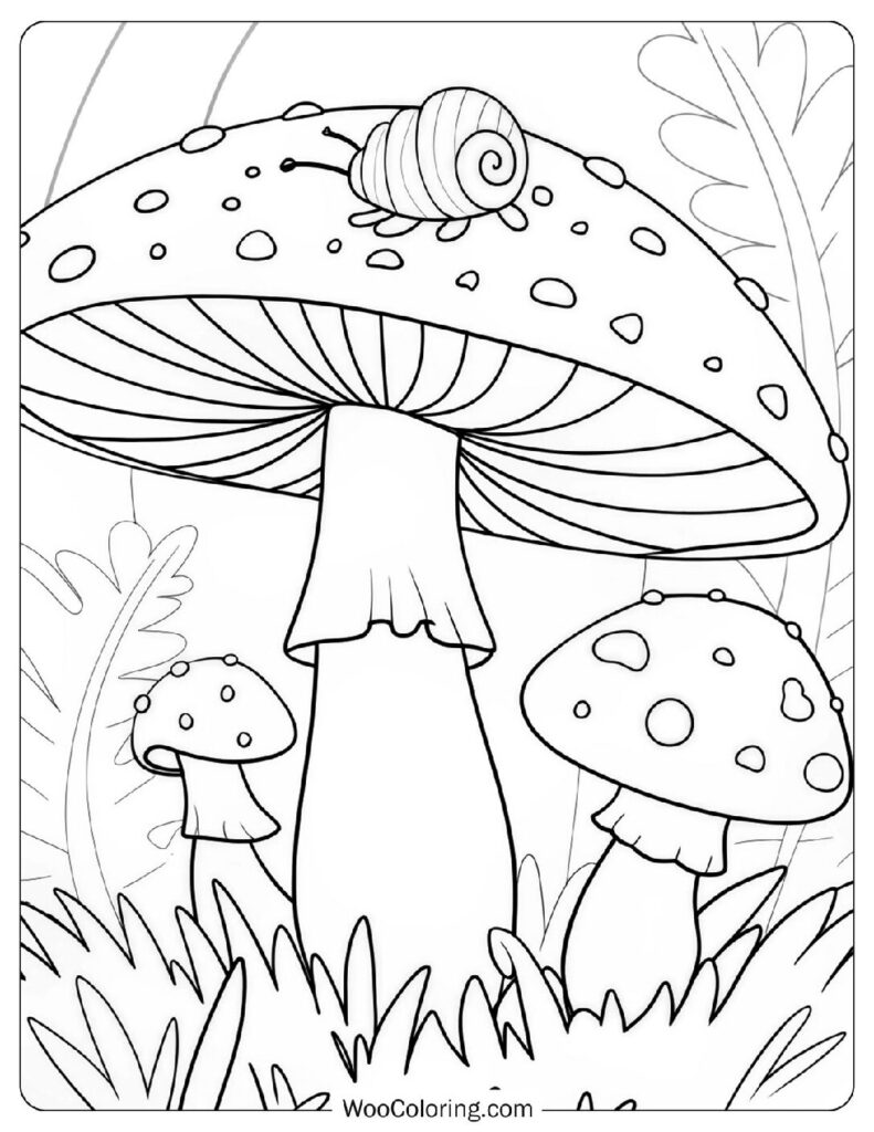 38 Mushroom Coloring Pages  Free PDF To Print  - 16