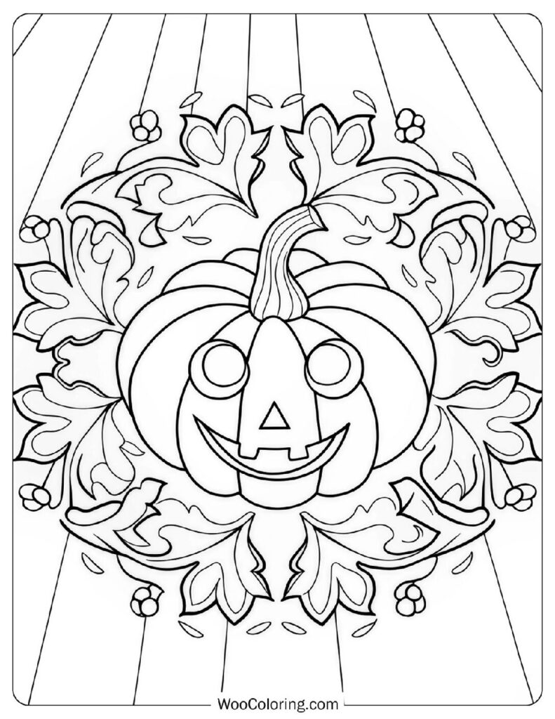 66 Pumpkin Coloring Pages  Free PDF To Print  - 53