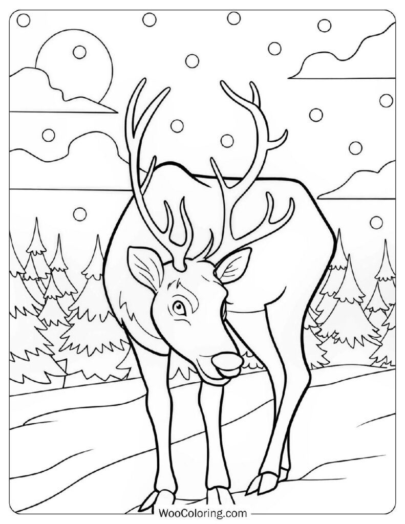 1 500 Christmas Coloring Pages  Free PDF To Print  - 15