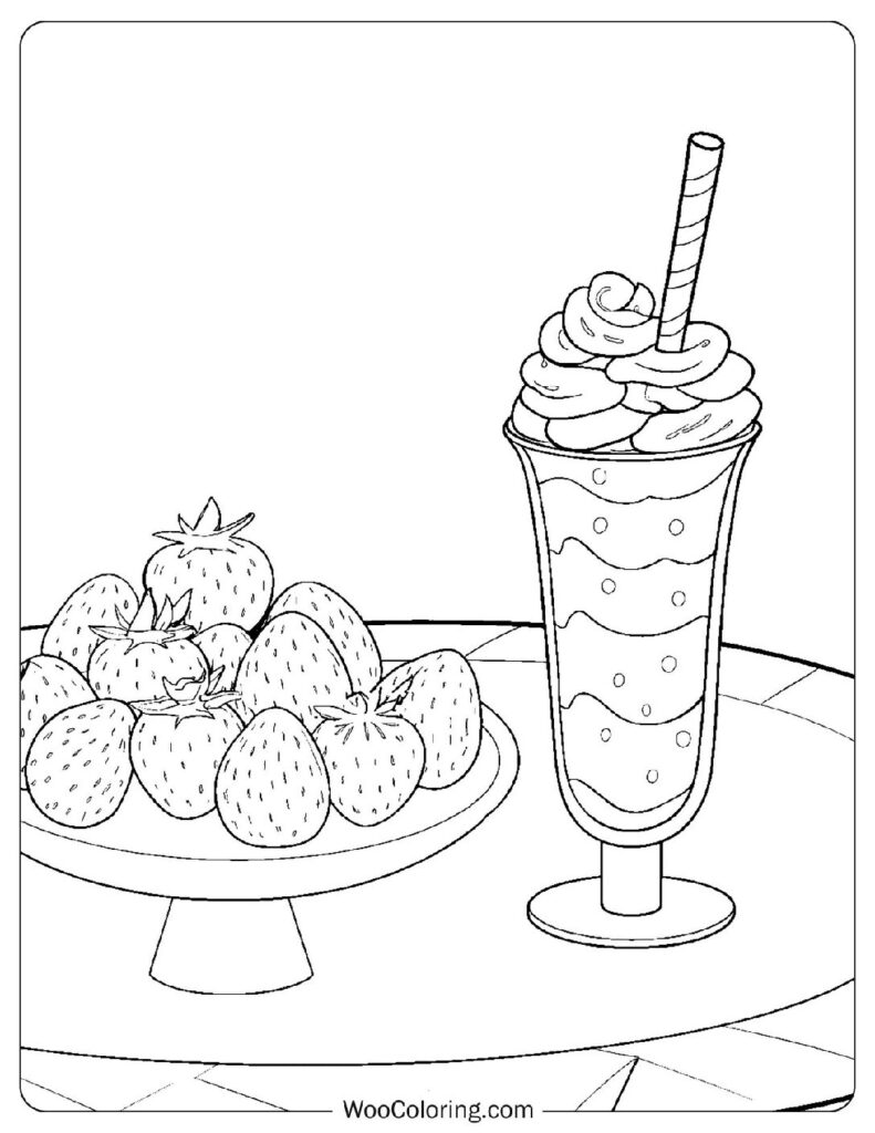 26 Strawberry Coloring Pages  Free PDF To Print  - 66