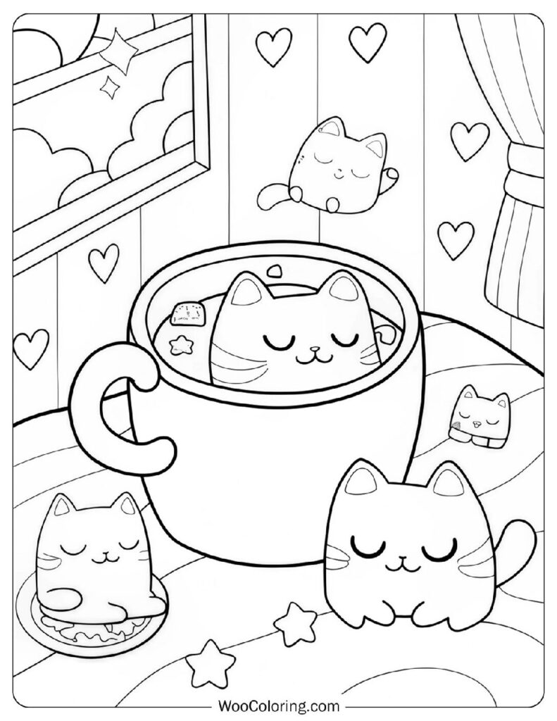 30 Hot Chocolate Coloring Pages  Free PDF To Print  - 82