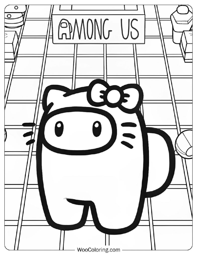 Hello Kitty style crewmate