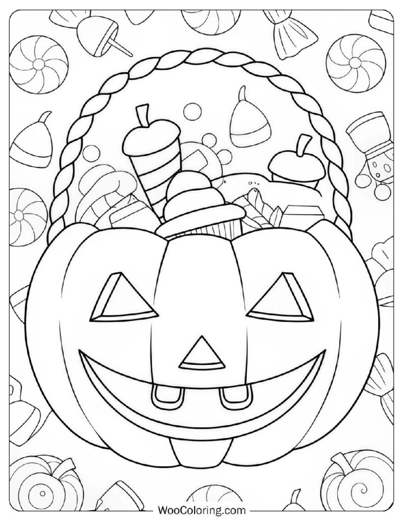 66 Pumpkin Coloring Pages  Free PDF To Print  - 88
