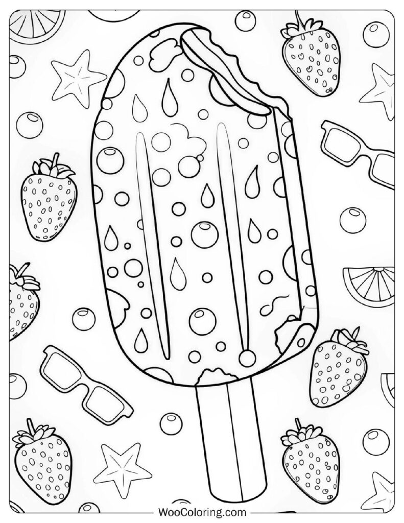 40 Ice Cream Coloring Pages (Free PDF To Print) | Woo Coloring