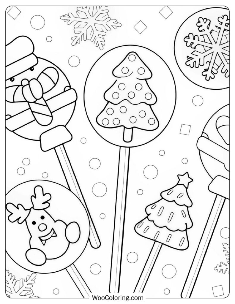 24 Lollipop Coloring Pages  Free PDF To Print  - 79