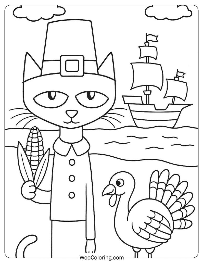 30 Pete The Cat Coloring Pages  Free PDF To Print  - 31