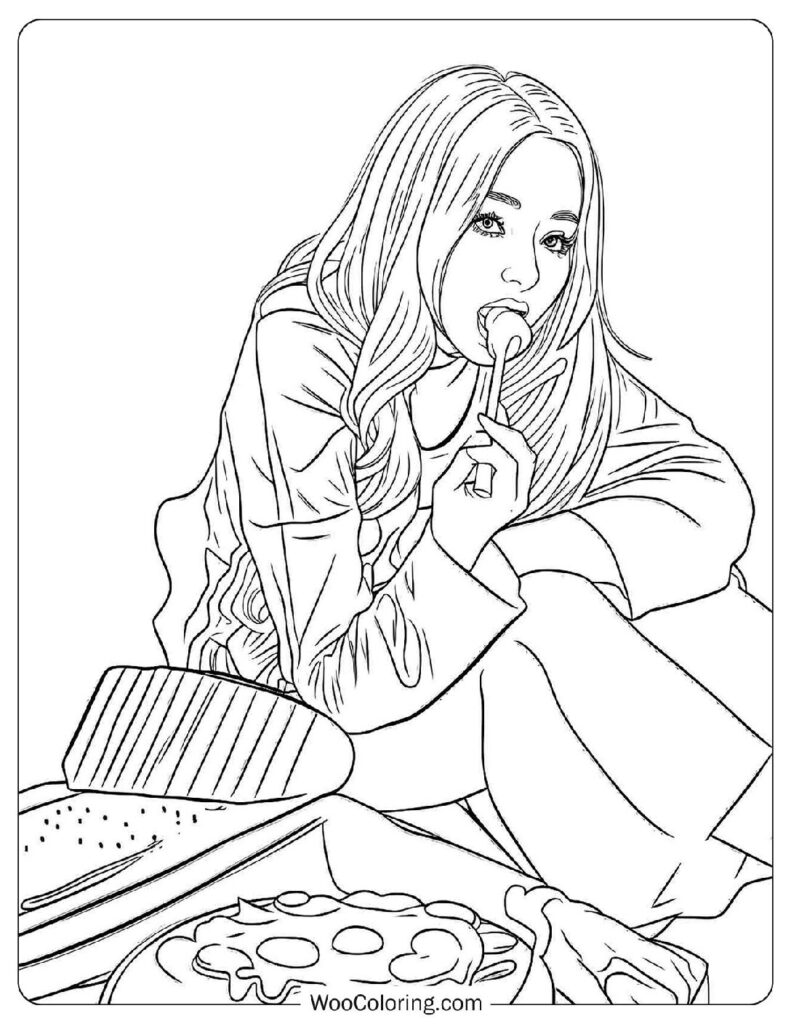 24 Sabrina Carpenter Coloring Pages  Free PDF To Print  - 23