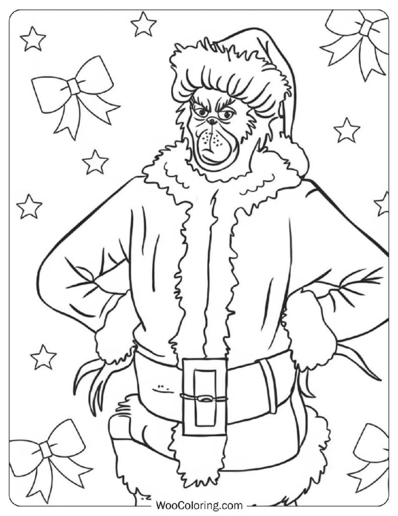 1 500 Christmas Coloring Pages  Free PDF To Print  - 10