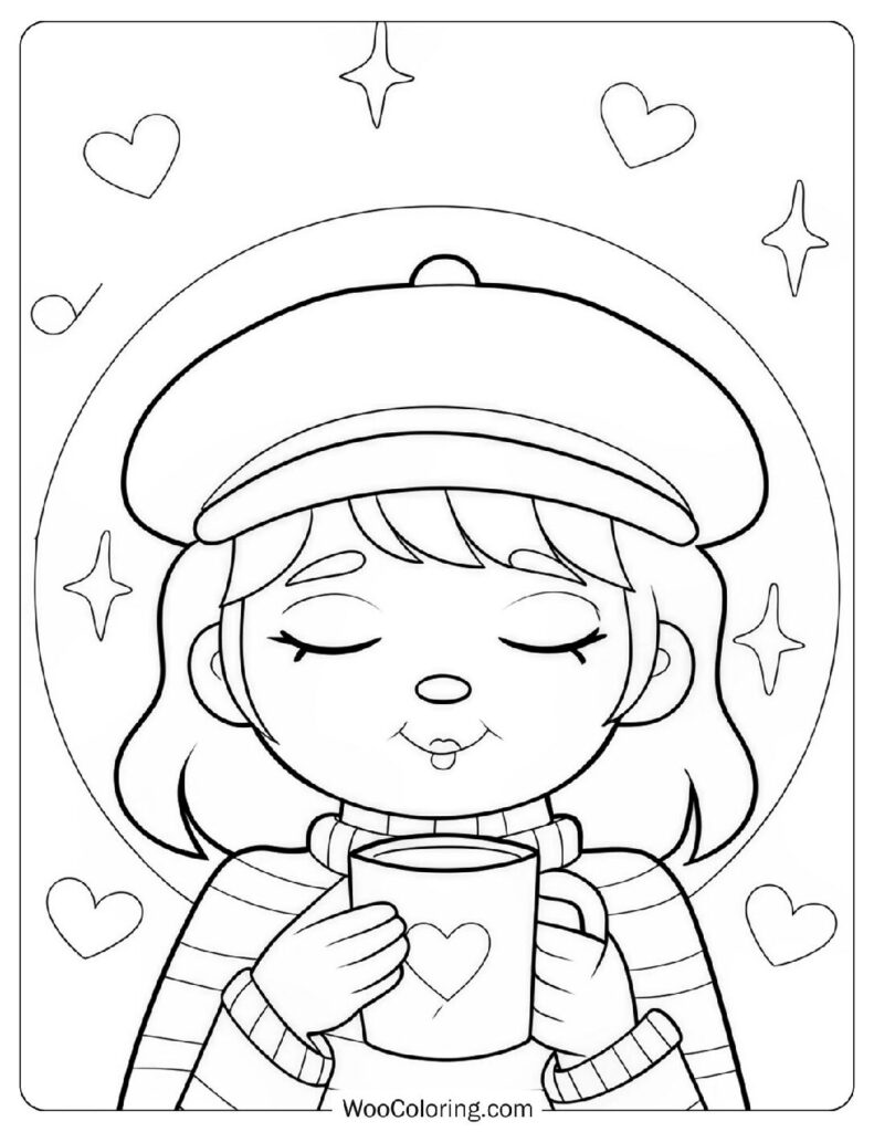 34 Coffee Coloring Pages  Free PDF To Print  - 33