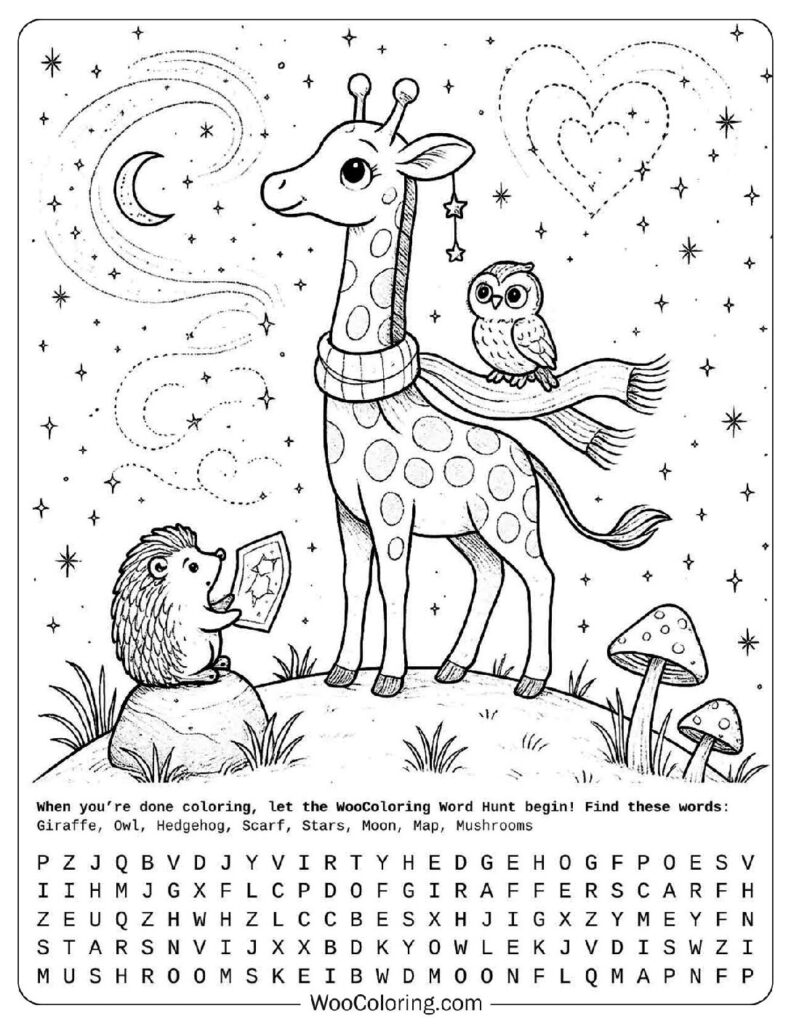 20 Cute Animals Coloring Pages  Free PDF To Print  - 21