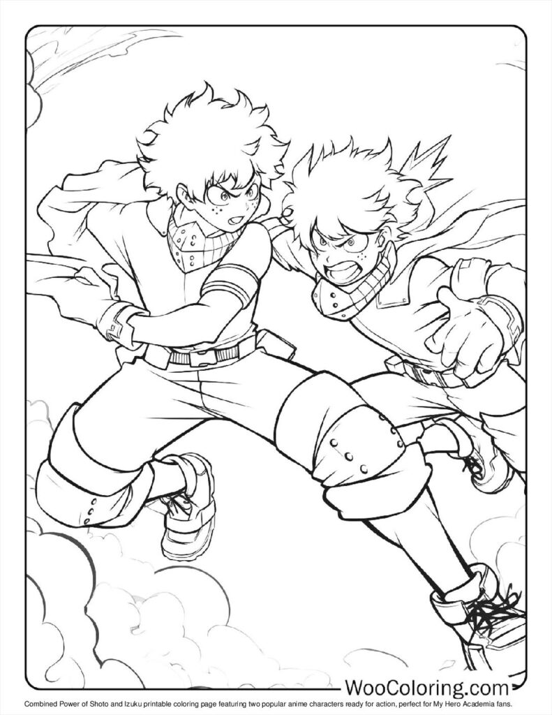 100  My Hero Academia coloring pages  Free PDF To Print  - 36