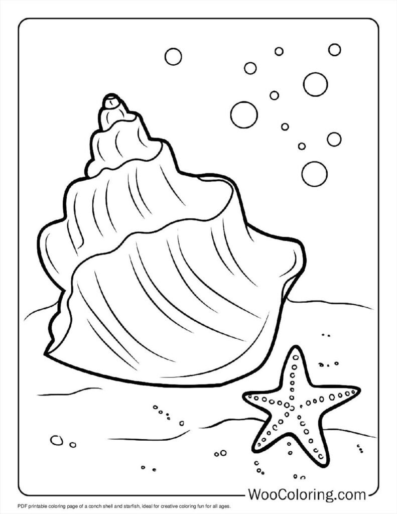 100  Starfish coloring pages  Free PDF To Print  - 91