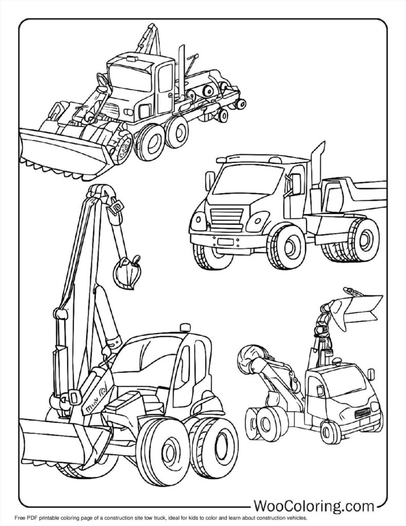 100  Tow Truck coloring pages  Free PDF To Print  - 87