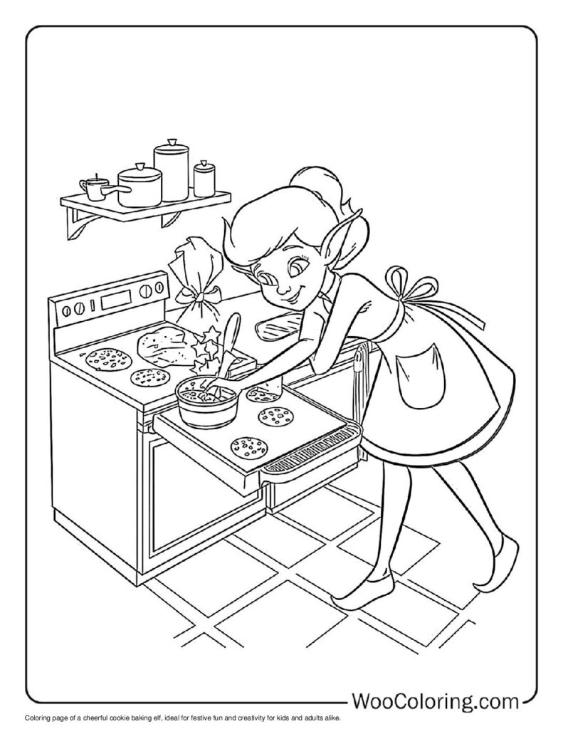 100 Elf coloring pages Free PDF To Print - 33