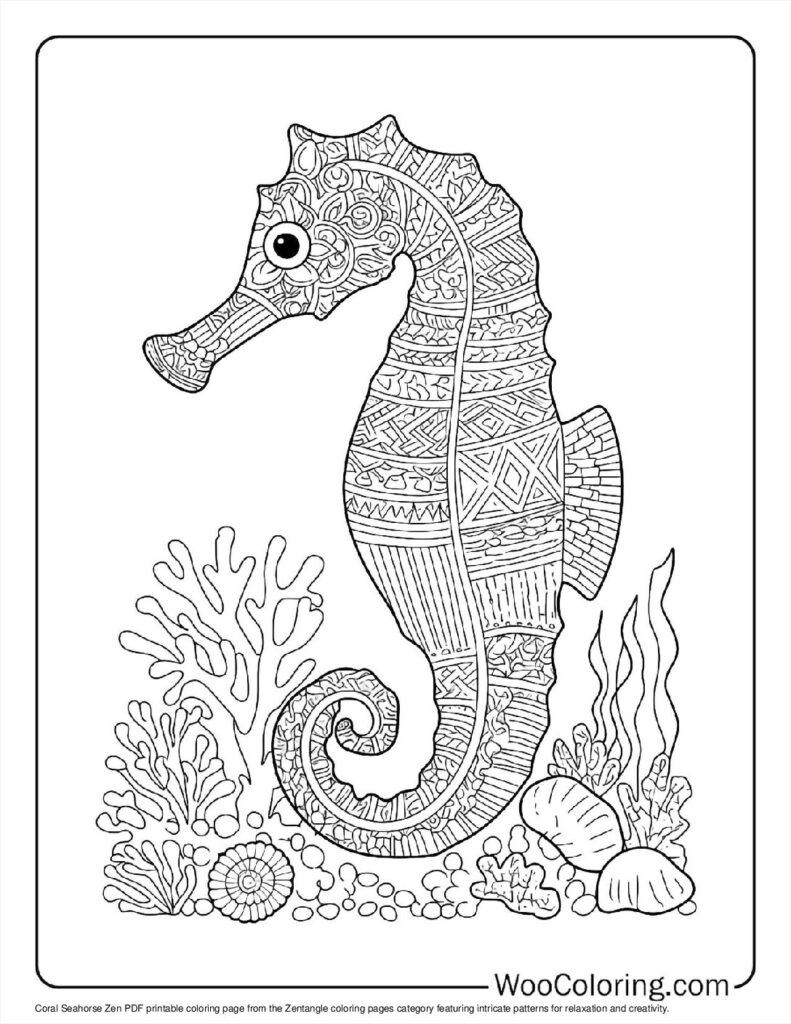 100  Zentangle coloring pages  Free PDF To Print  - 27