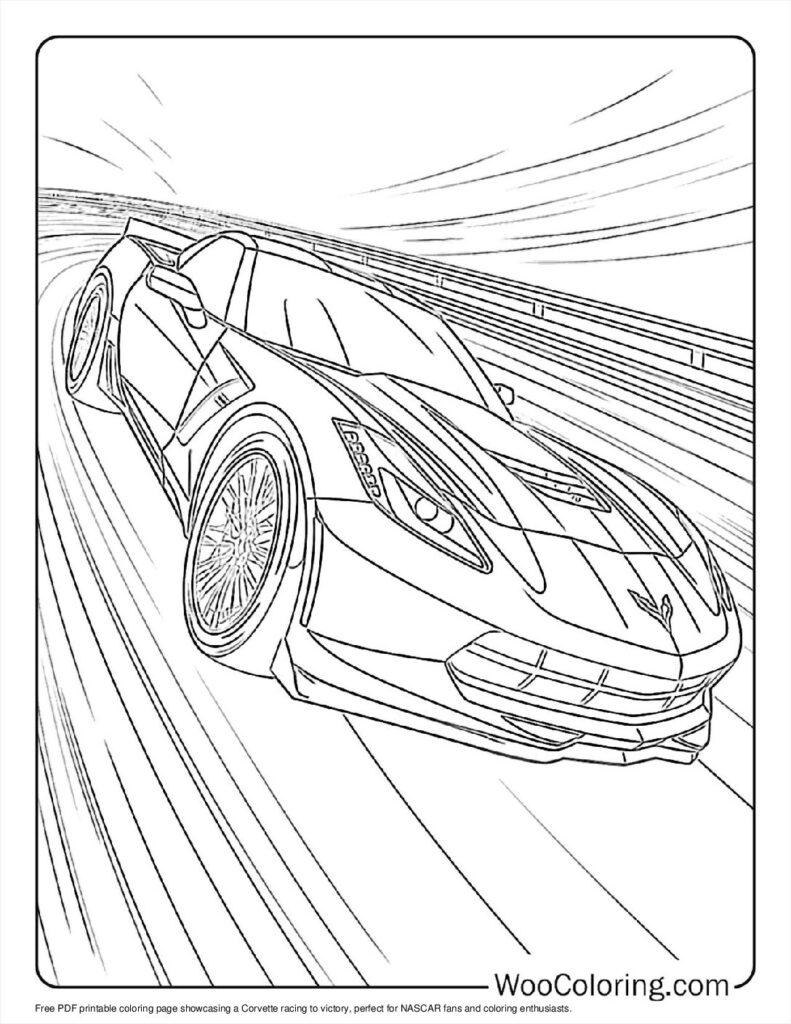 100  NASCAR coloring pages  Free PDF To Print  - 6