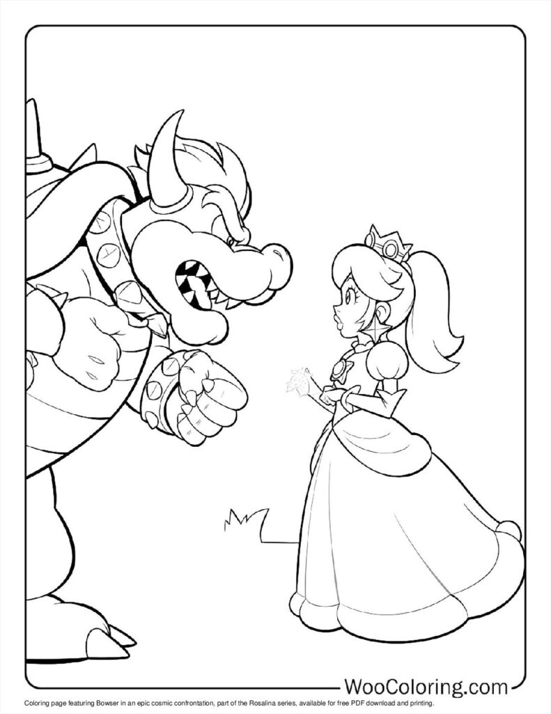 100  Rosalina coloring pages  Free PDF To Print  - 7