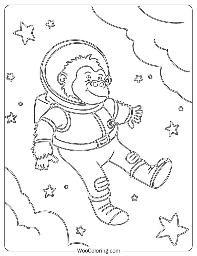 100  Gorilla coloring pages  Free PDF To Print  - 8