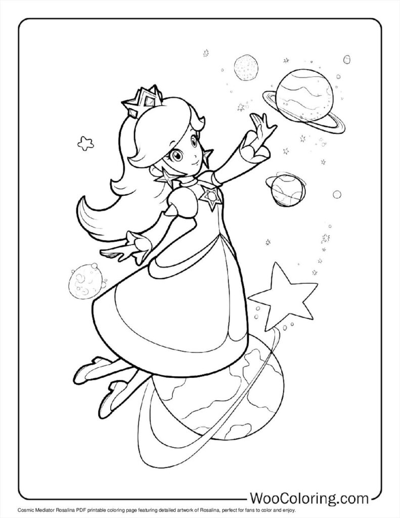 100  Rosalina coloring pages  Free PDF To Print  - 72
