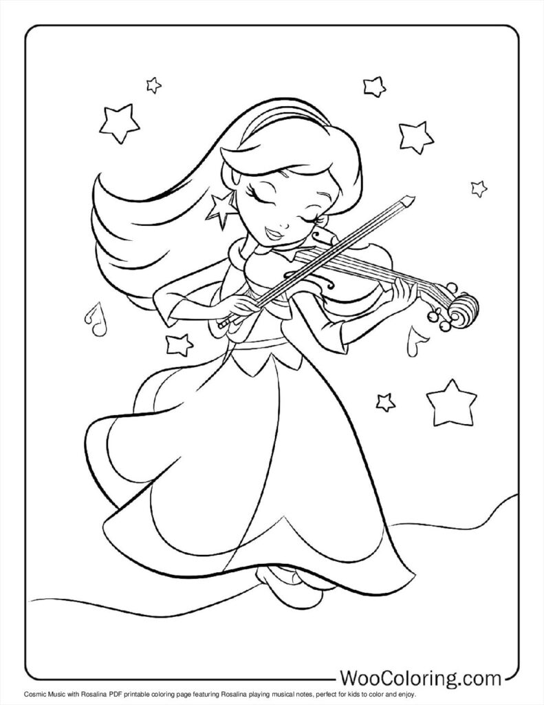 100  Rosalina coloring pages  Free PDF To Print  - 86