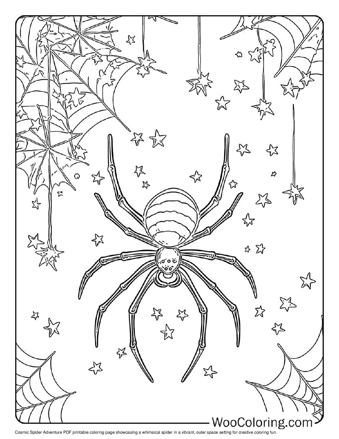 100+ Spider coloring pages (Free PDF To Print) | Woo Coloring