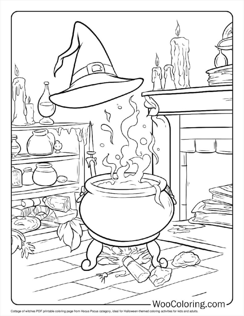 100  Hocus Pocus coloring pages  Free PDF To Print  - 58