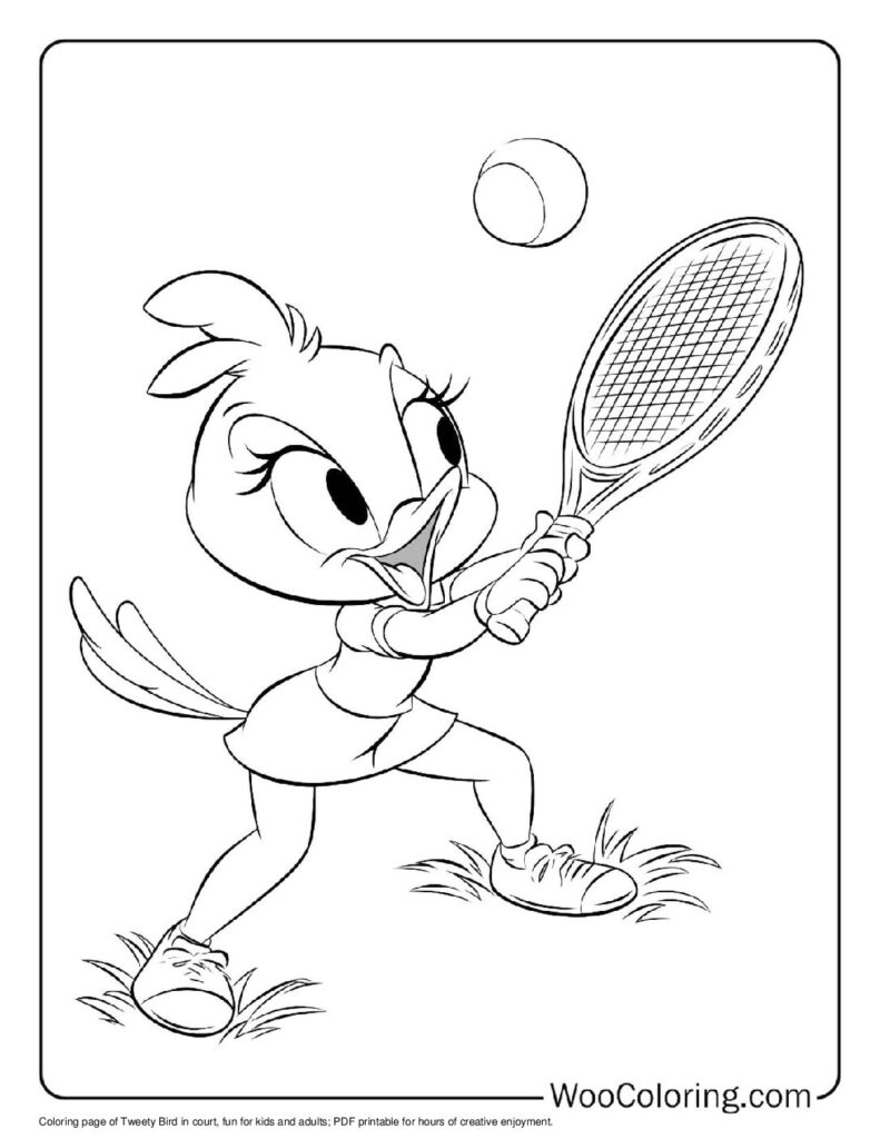 100  Tweety Bird coloring pages  Free PDF To Print  - 30