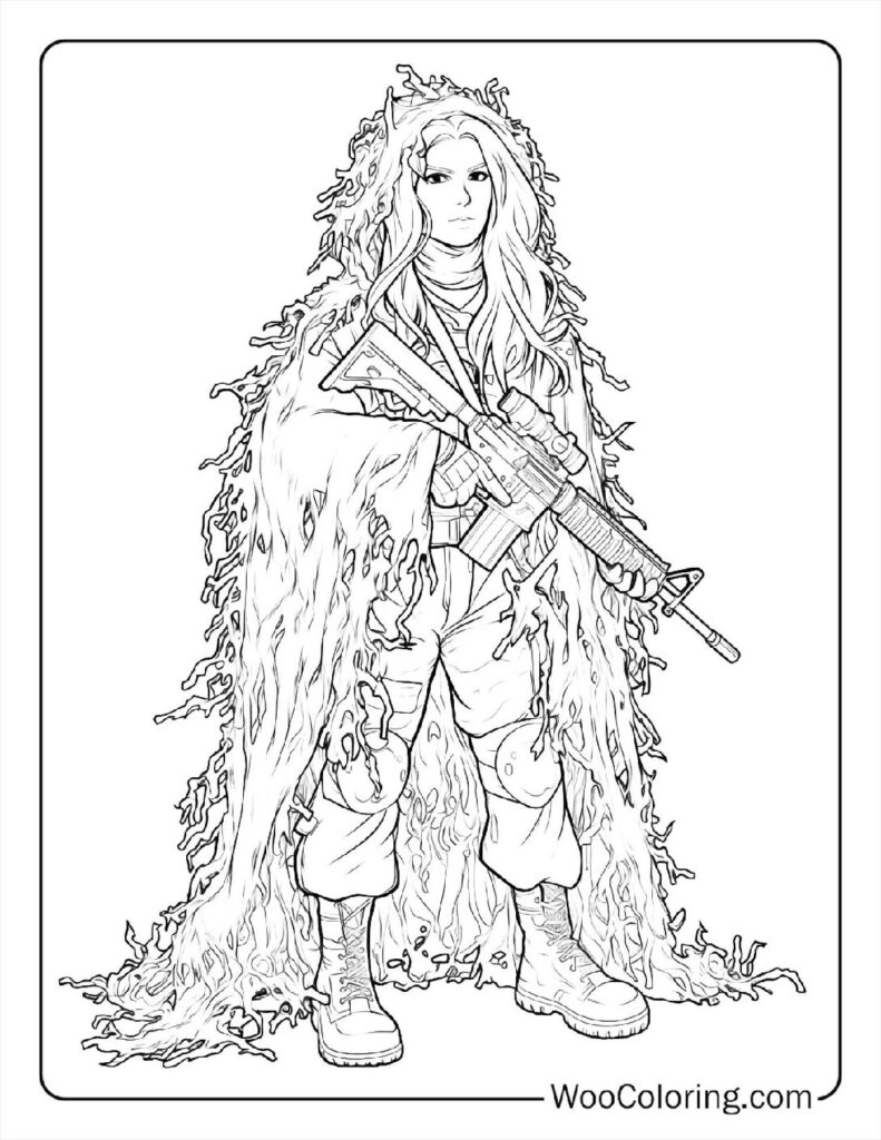 Covert Action Coloring Sheet