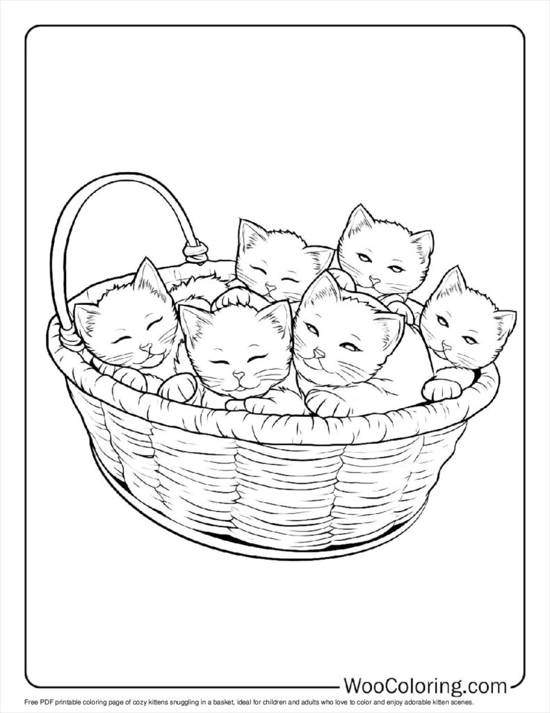 100  Kitten coloring pages  Free PDF To Print  - 59