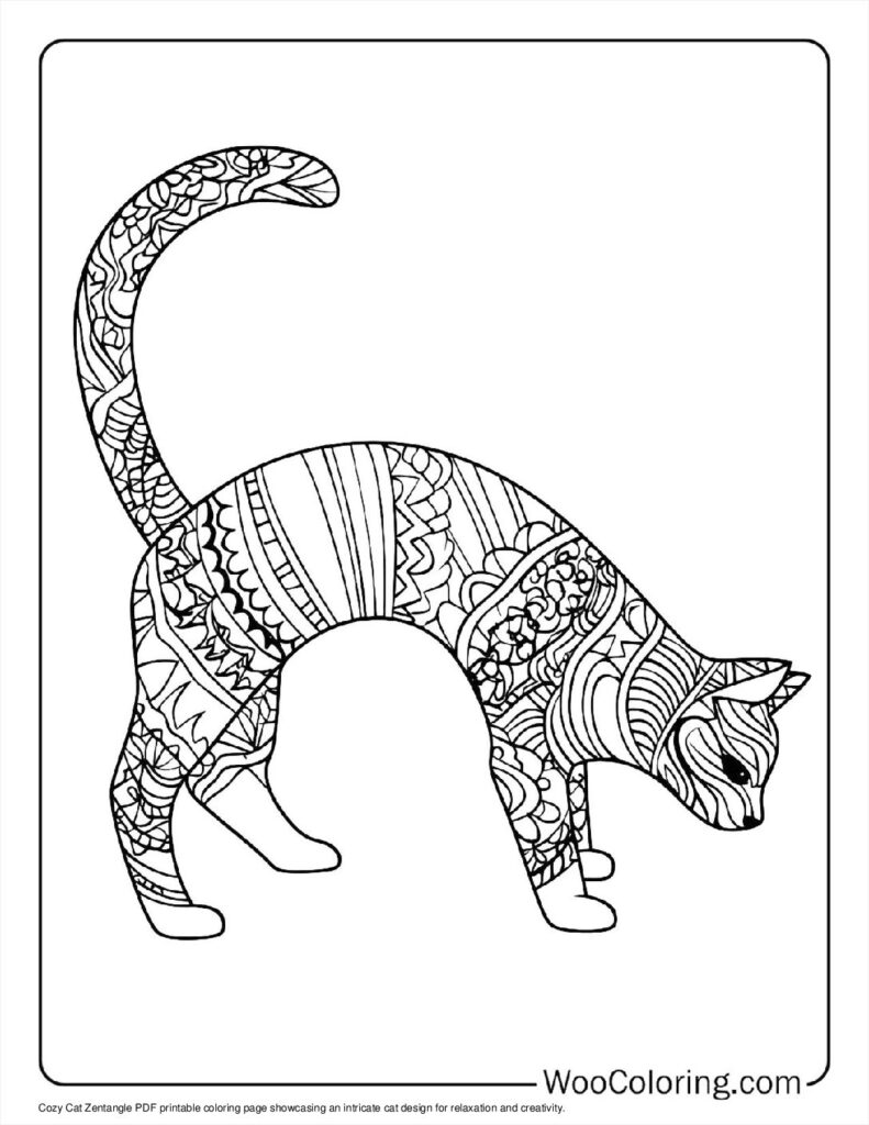 100  Zentangle coloring pages  Free PDF To Print  - 91