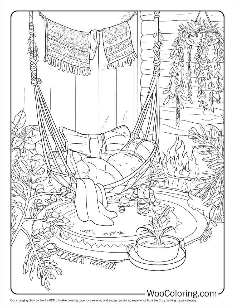 100  Cozy coloring pages  Free PDF To Print  - 35