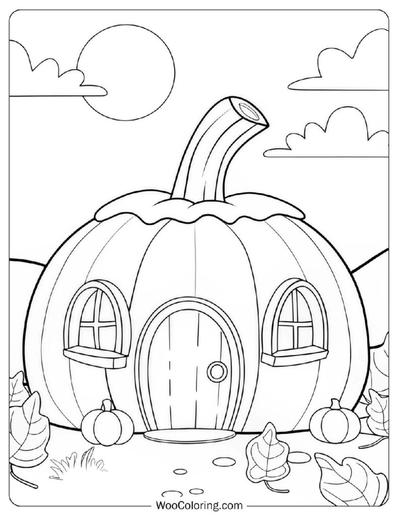 66 Pumpkin Coloring Pages  Free PDF To Print  - 68