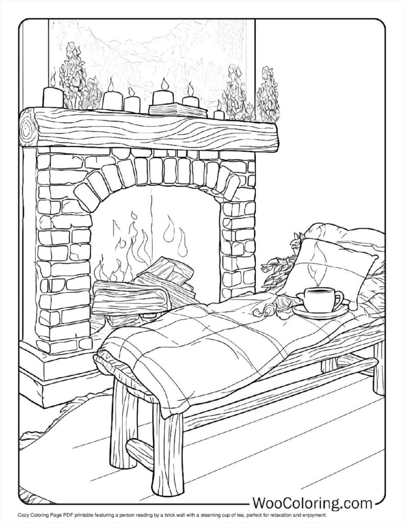 100  Cozy coloring pages  Free PDF To Print  - 91