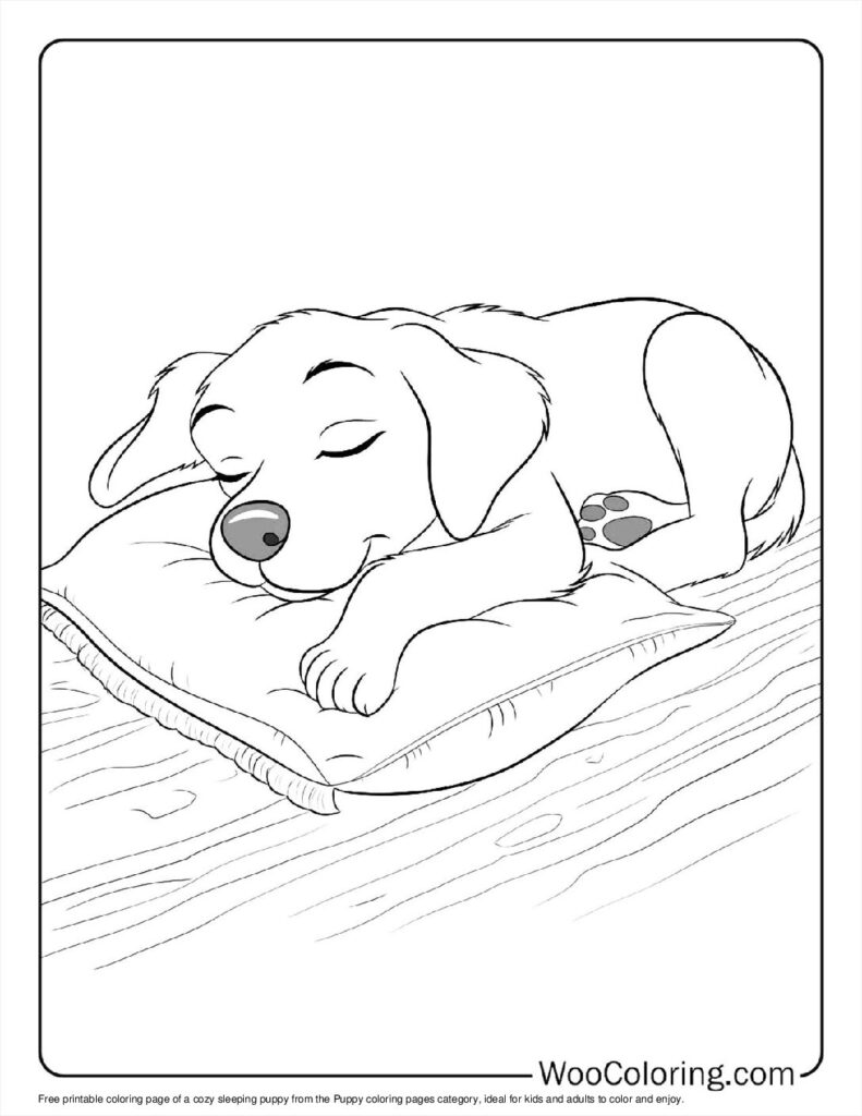 100  Puppy coloring pages  Free PDF To Print  - 67