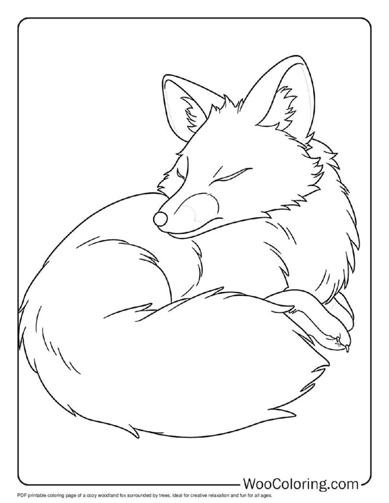 100  Fox coloring pages  Free PDF To Print  - 75