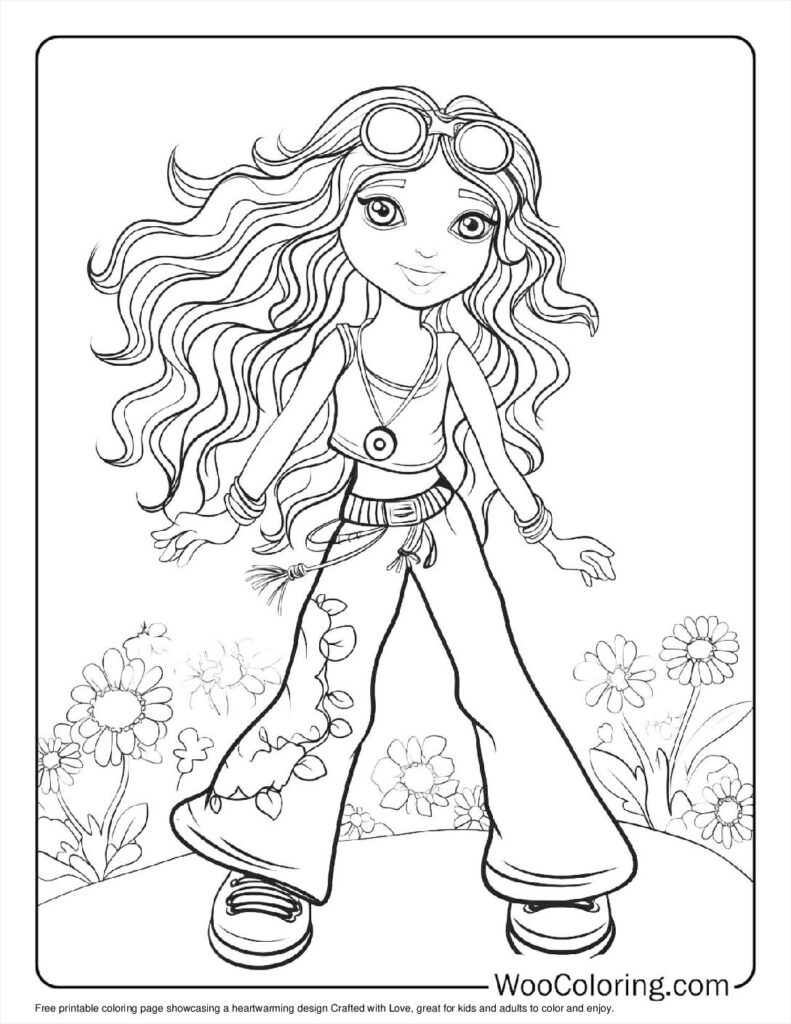 100  Hippie coloring pages  Free PDF To Print  - 33