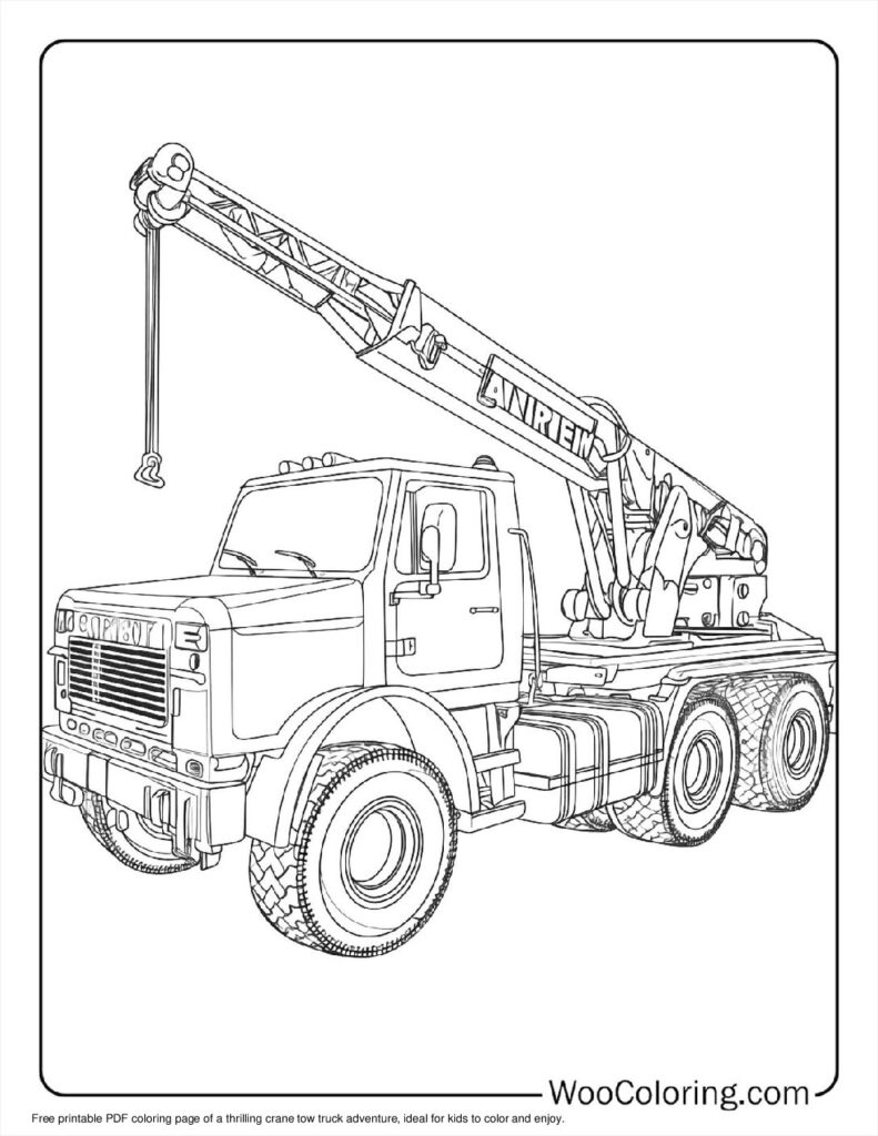 100  Tow Truck coloring pages  Free PDF To Print  - 2