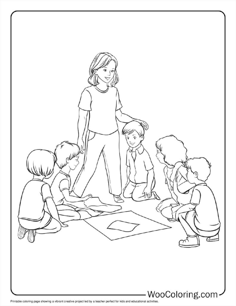100  Teacher coloring pages  Free PDF To Print  - 88