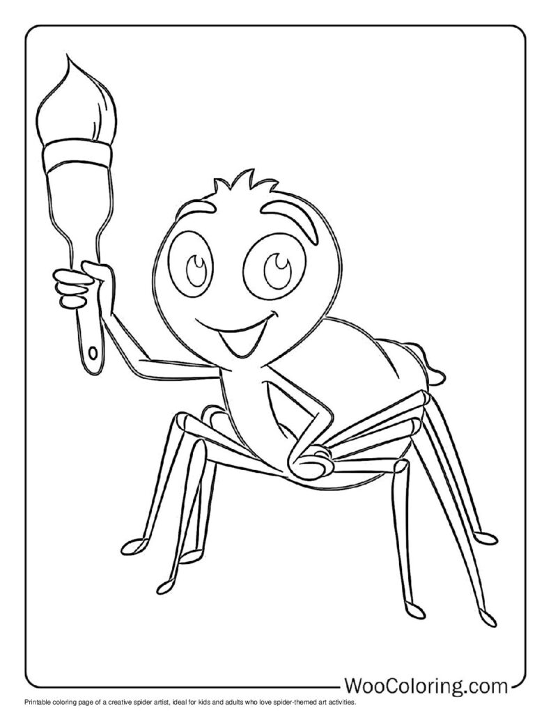 100  Spider coloring pages  Free PDF To Print  - 60