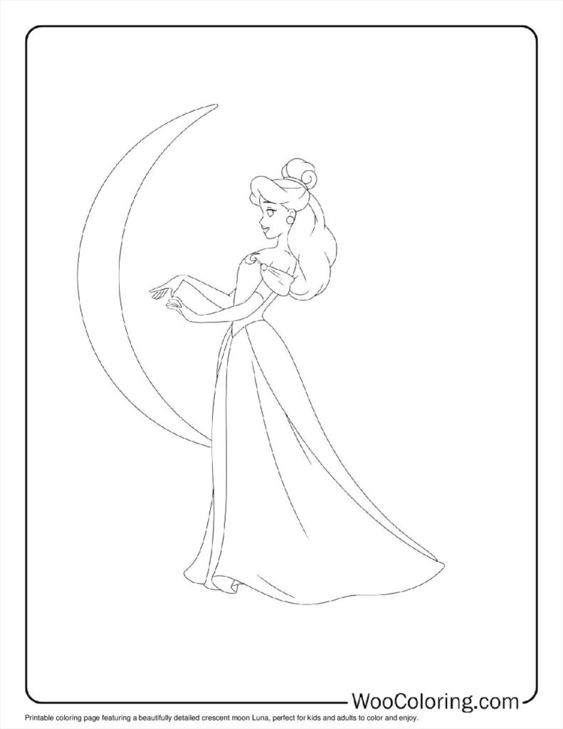 Crescent Moon Luna
