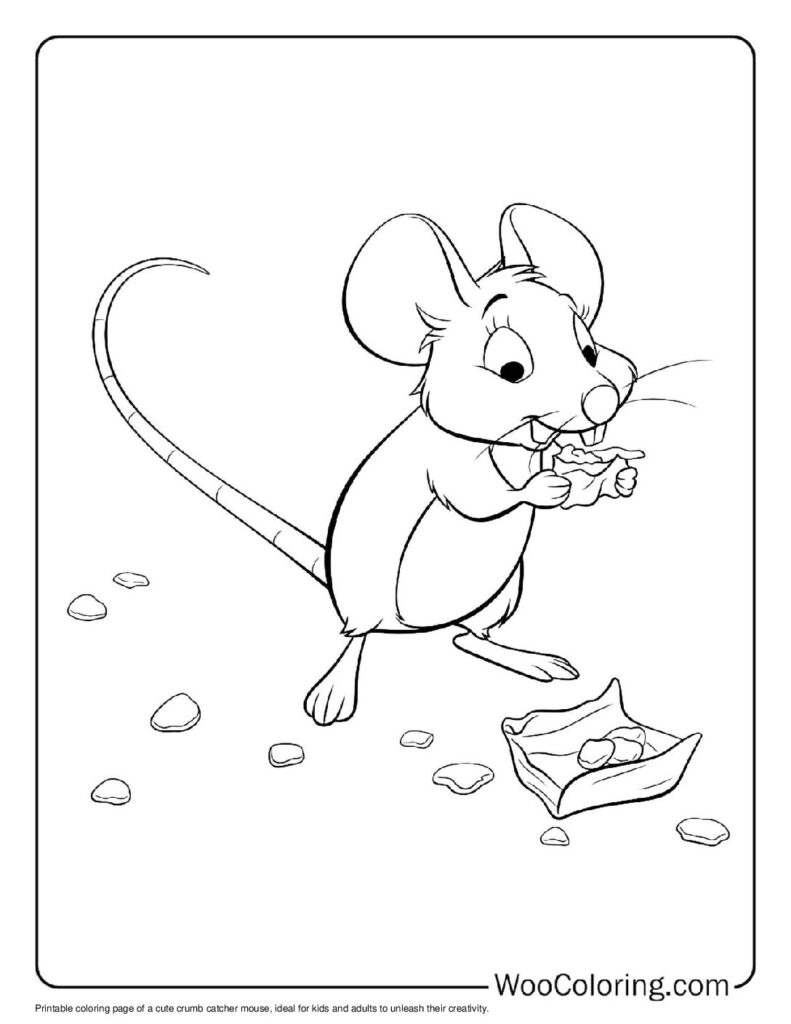100  Mouse coloring pages  Free PDF To Print  - 89