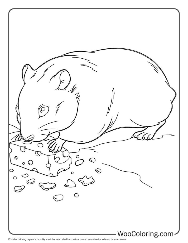100  Hamster coloring pages  Free PDF To Print  - 79