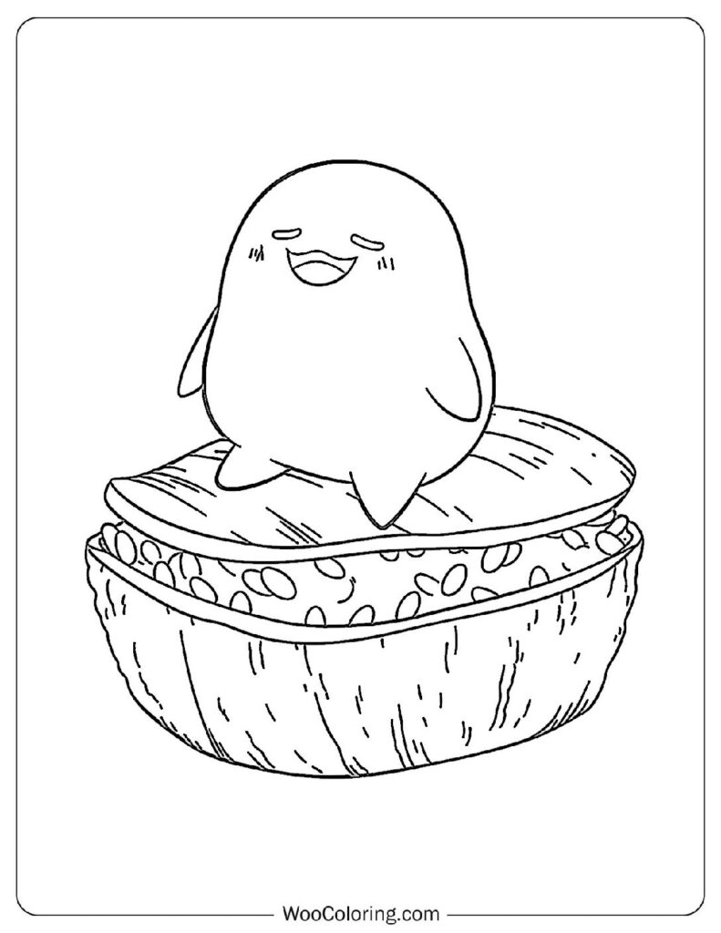 100  Gudetama coloring pages  Free PDF To Print  - 73