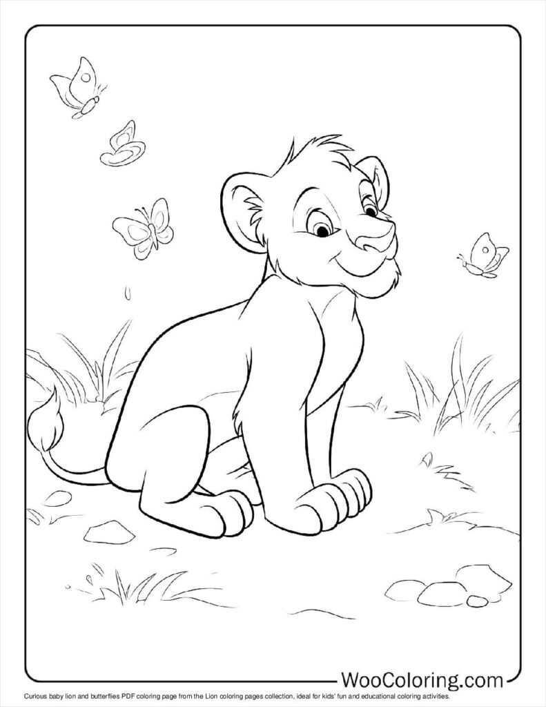 100 Lion coloring pages Free PDF To Print - 3