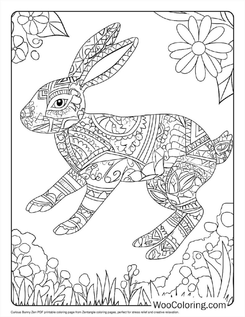 100  Zentangle coloring pages  Free PDF To Print  - 76